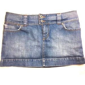 American Eagle Jean Skirt Mini Short Denim Size 6